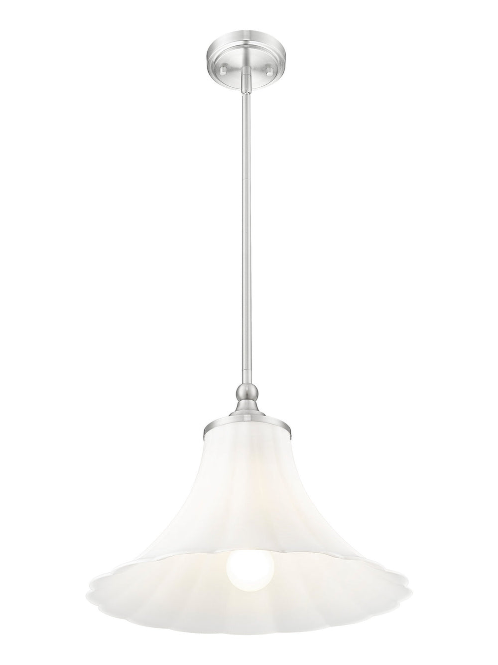 Z-Lite Canada - 1958P16-BN - One Light Pendant - Fleur - Brushed Nickel