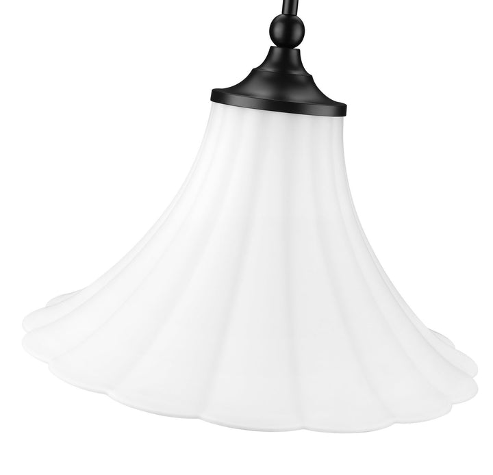 Z-Lite Canada - 1958P16-MB - One Light Pendant - Fleur - Matte Black