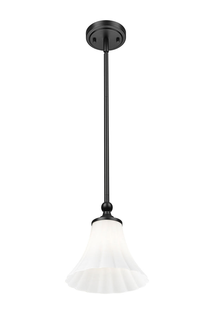 Z-Lite Canada - 1958P8-MB - One Light Pendant - Fleur - Matte Black