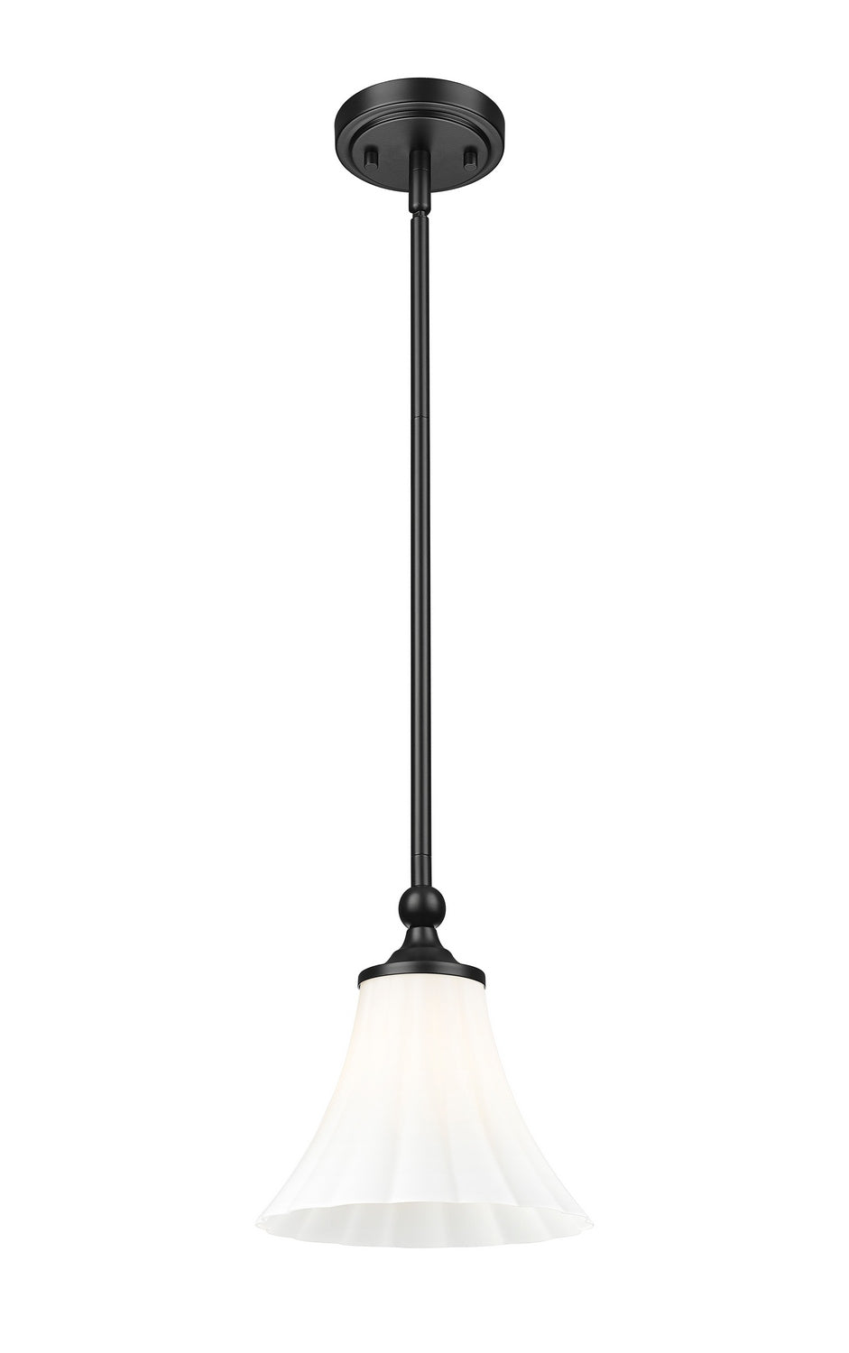 Z-Lite Canada - 1958P8-MB - One Light Pendant - Fleur - Matte Black