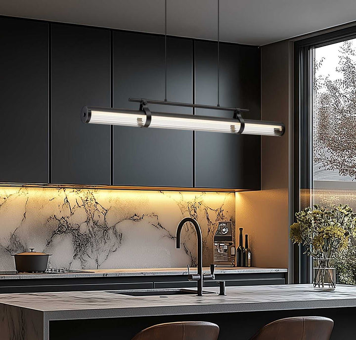 Z-Lite Canada - 1959-44L-MB-LED - LED Linear Chandelier - Benoit - Matte Black