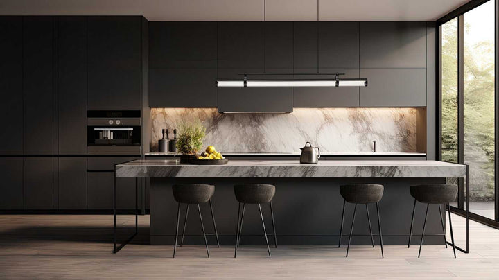 Z-Lite Canada - 1959-54L-MB-LED - LED Linear Chandelier - Benoit - Matte Black