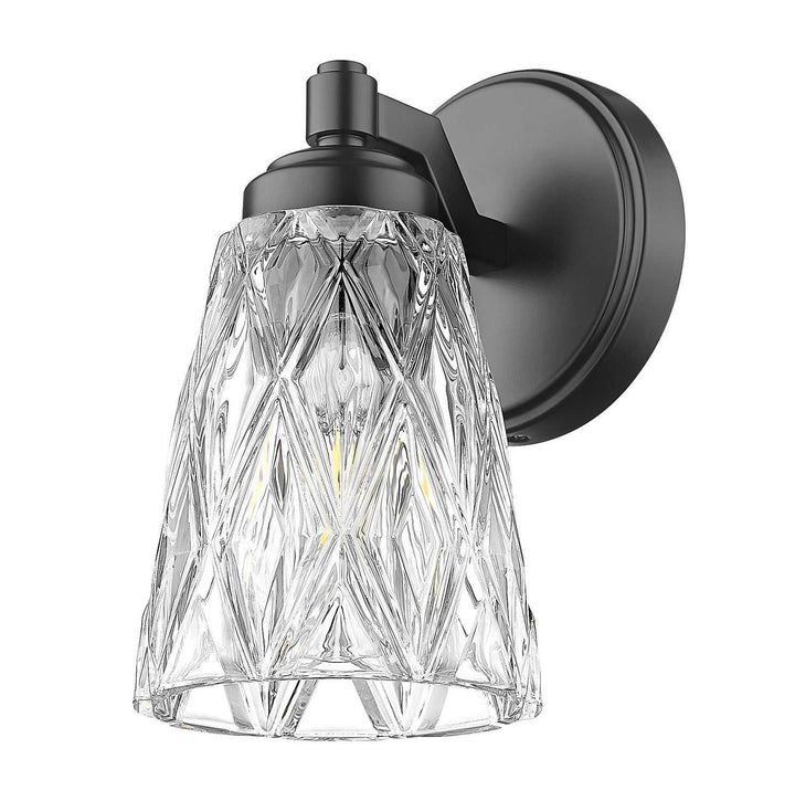 Z-Lite Canada - 1960-1S-MB - One Light Wall Sconce - Andree - Matte Black