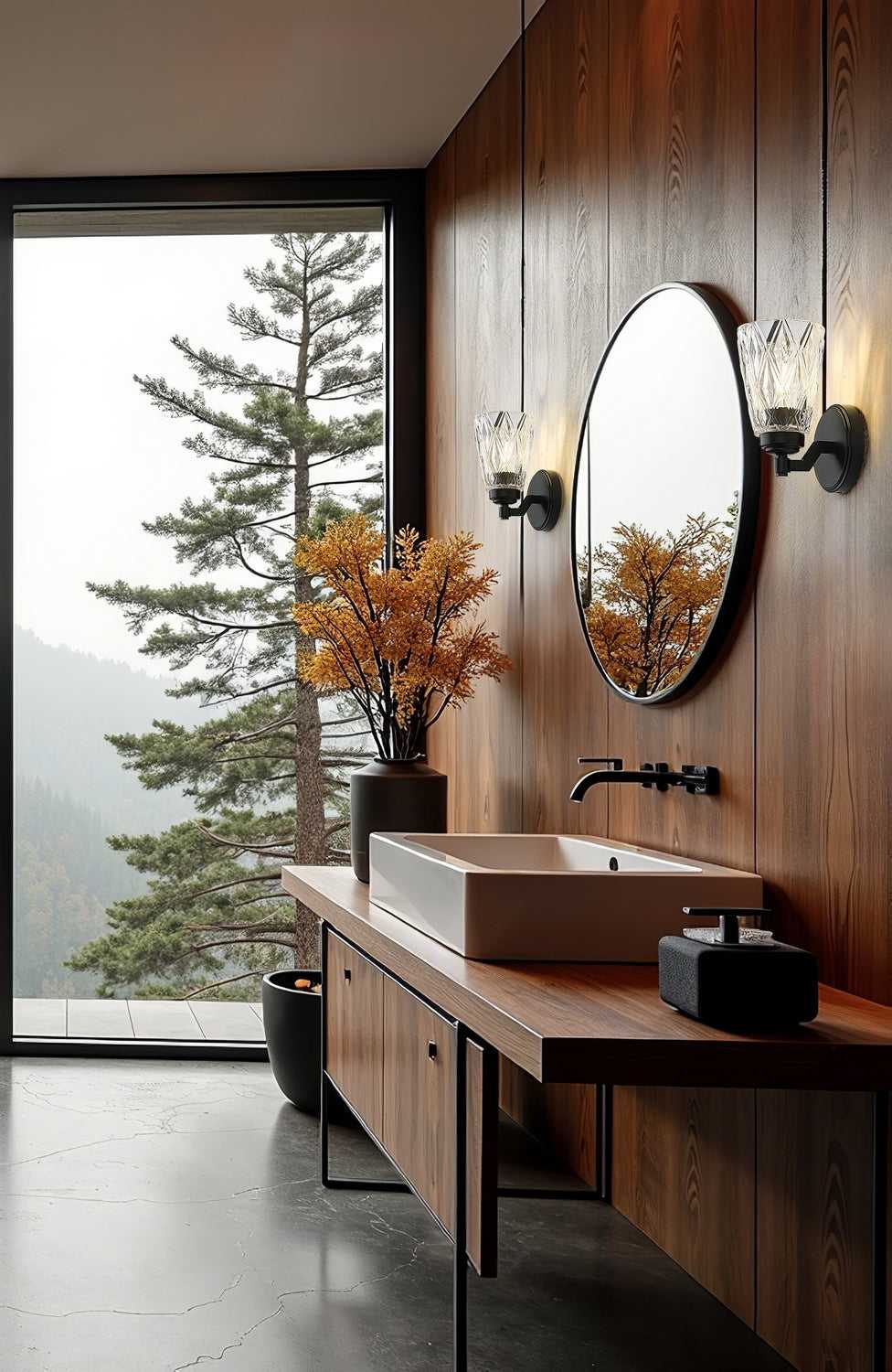 Z-Lite Canada - 1960-1S-MB - One Light Wall Sconce - Andree - Matte Black