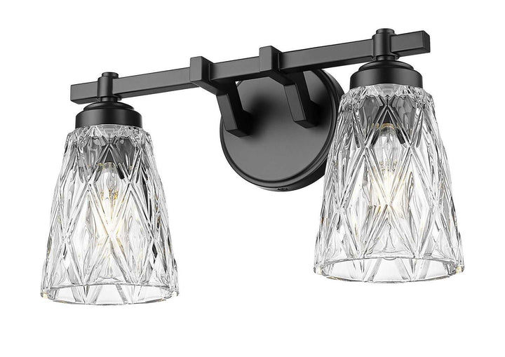 Z-Lite Canada - 1960-2V-MB - Two Light Vanity - Andree - Matte Black