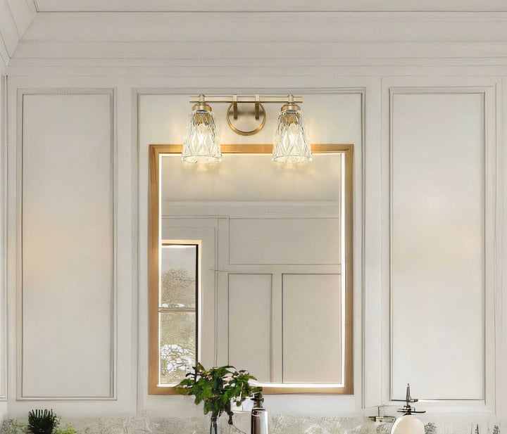 Z-Lite Canada - 1960-2V-MGLD - Two Light Vanity - Andree - Modern Gold
