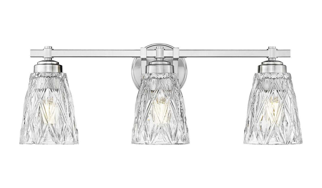 Z-Lite Canada - 1960-3V-BN - Three Light Vanity - Andree - Brushed Nickel