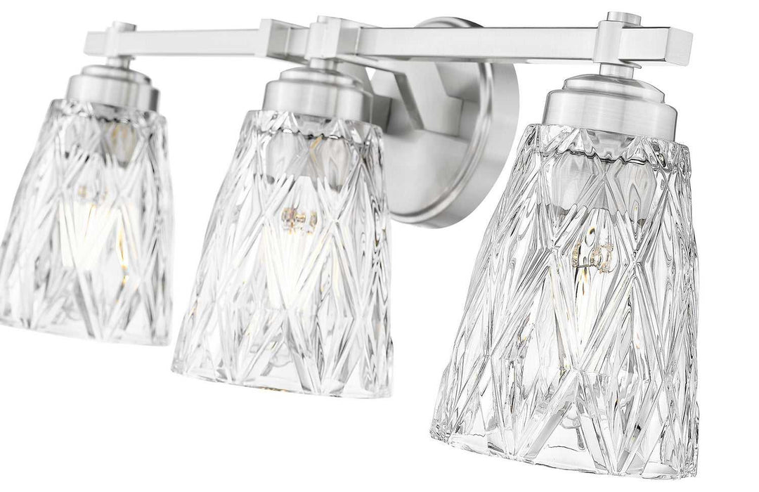 Z-Lite Canada - 1960-3V-BN - Three Light Vanity - Andree - Brushed Nickel