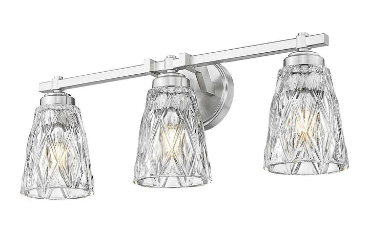 Z-Lite Canada - 1960-3V-BN - Three Light Vanity - Andree - Brushed Nickel