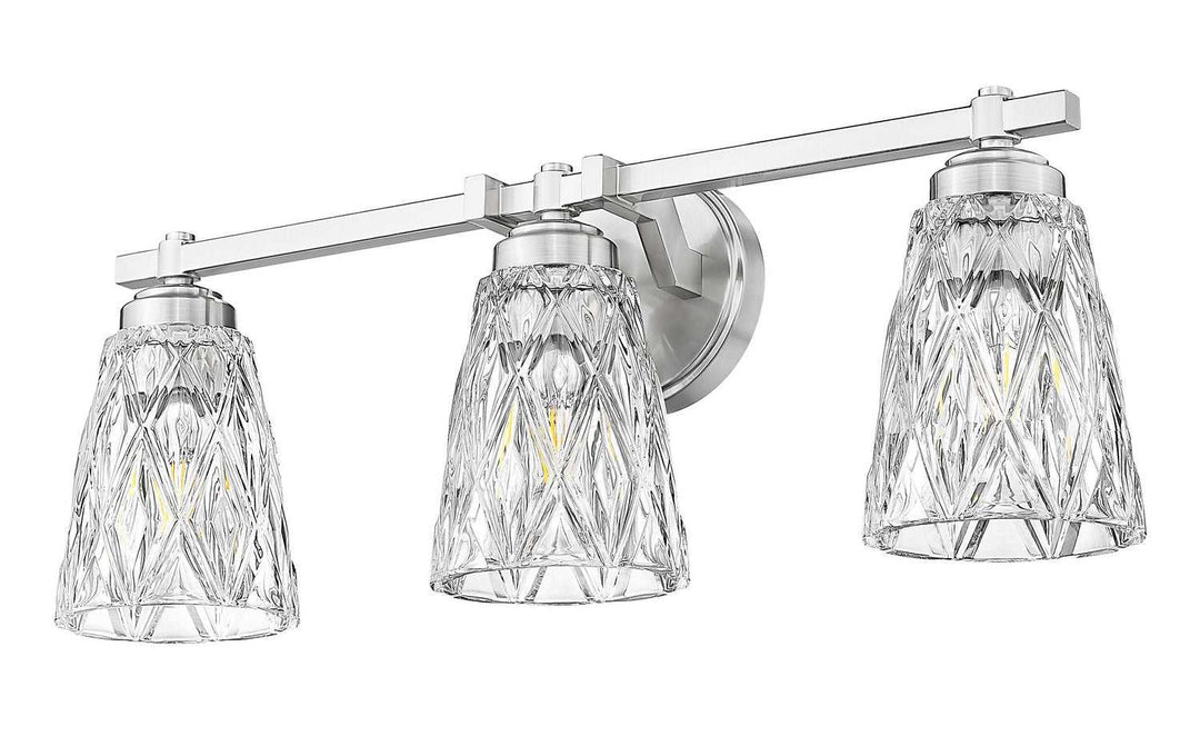 Z-Lite Canada - 1960-3V-BN - Three Light Vanity - Andree - Brushed Nickel