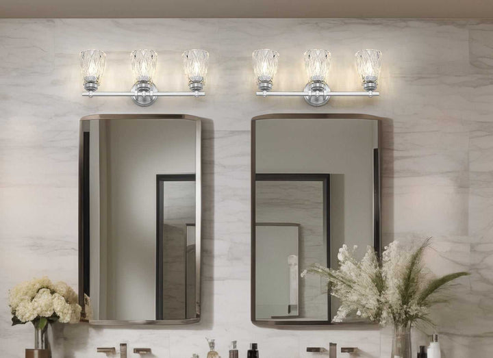 Z-Lite Canada - 1960-3V-BN - Three Light Vanity - Andree - Brushed Nickel