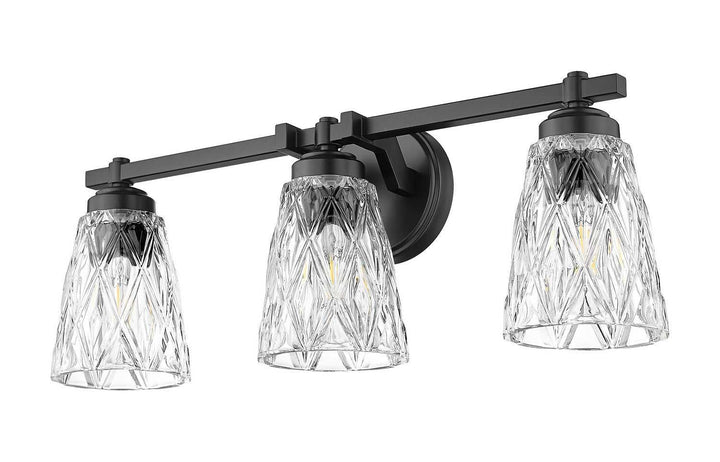 Z-Lite Canada - 1960-3V-MB - Three Light Vanity - Andree - Matte Black