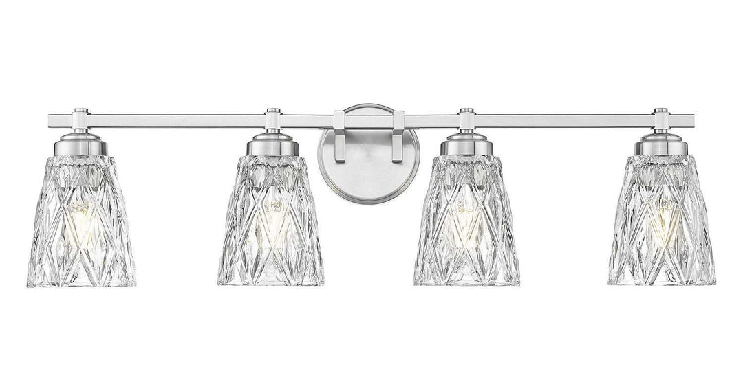 Z-Lite Canada - 1960-4V-BN - Four Light Vanity - Andree - Brushed Nickel