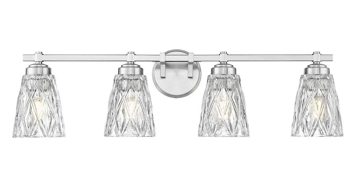 Z-Lite Canada - 1960-4V-BN - Four Light Vanity - Andree - Brushed Nickel