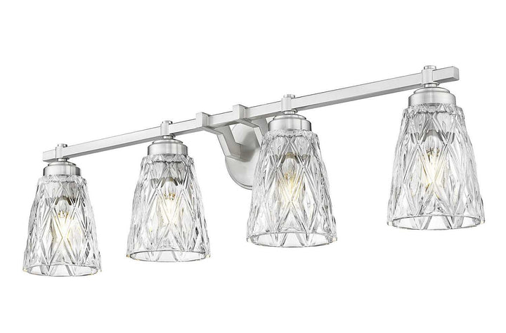 Z-Lite Canada - 1960-4V-BN - Four Light Vanity - Andree - Brushed Nickel