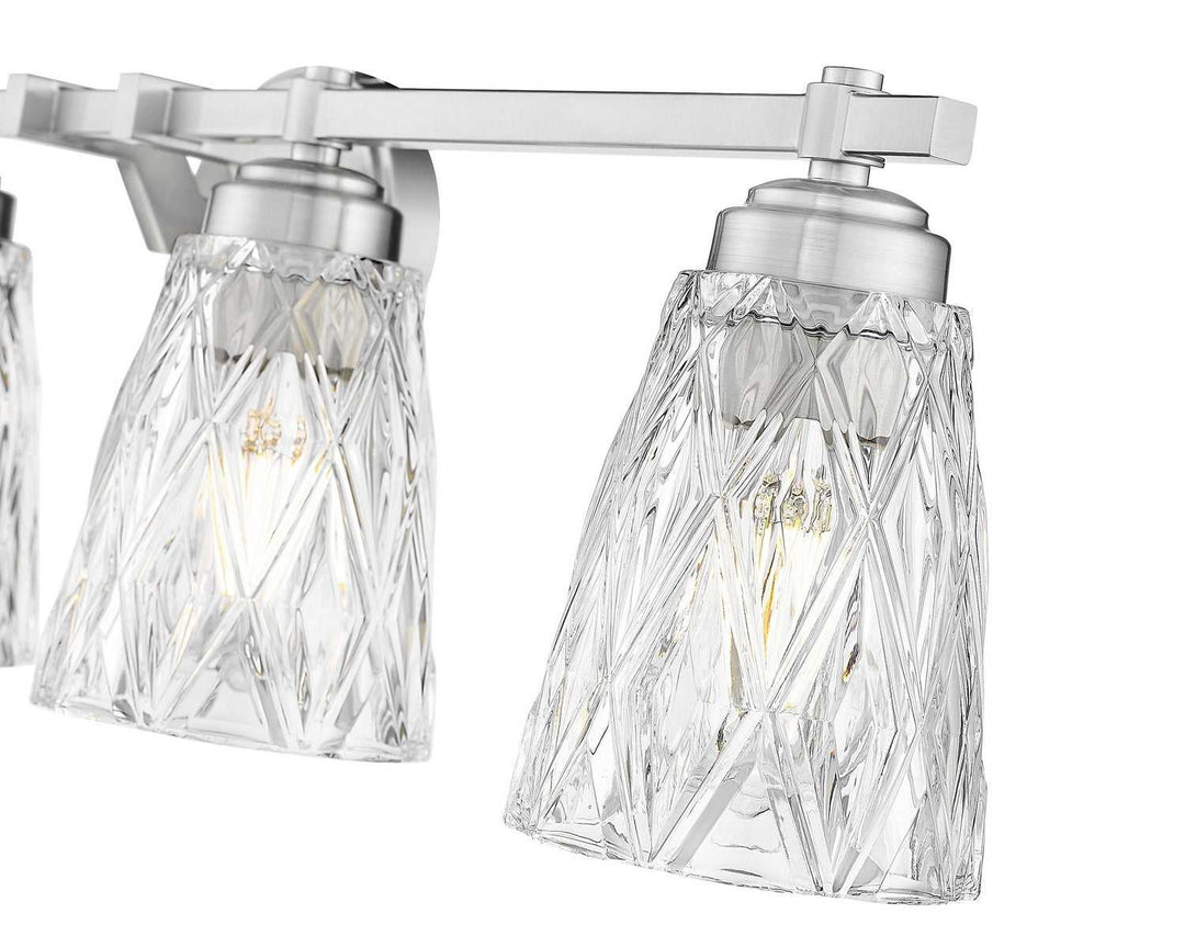 Z-Lite Canada - 1960-4V-BN - Four Light Vanity - Andree - Brushed Nickel