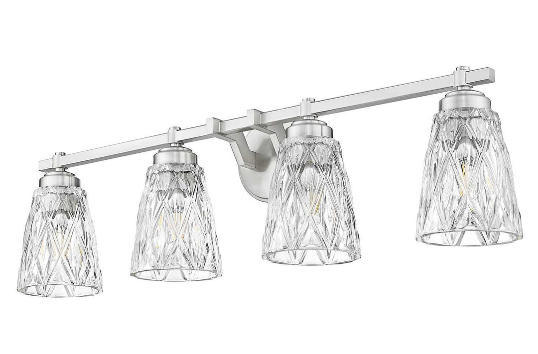 Z-Lite Canada - 1960-4V-BN - Four Light Vanity - Andree - Brushed Nickel