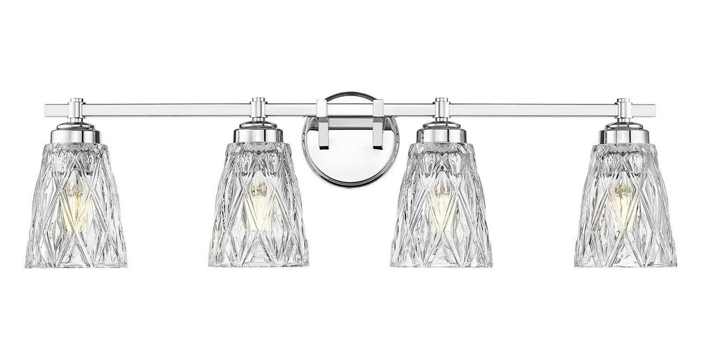 Z-Lite Canada - 1960-4V-CH - Four Light Vanity - Andree - Chrome