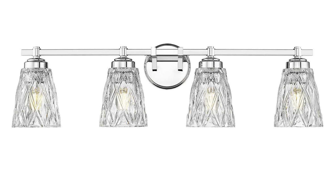 Z-Lite Canada - 1960-4V-CH - Four Light Vanity - Andree - Chrome