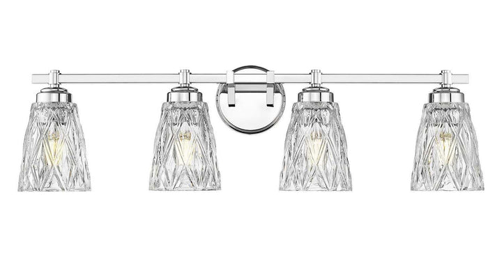 Z-Lite Canada - 1960-4V-CH - Four Light Vanity - Andree - Chrome