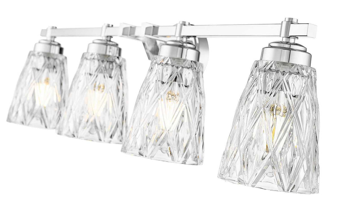 Z-Lite Canada - 1960-4V-CH - Four Light Vanity - Andree - Chrome