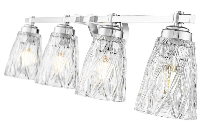 Z-Lite Canada - 1960-4V-CH - Four Light Vanity - Andree - Chrome