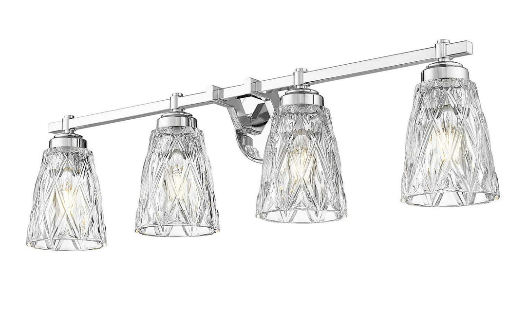 Z-Lite Canada - 1960-4V-CH - Four Light Vanity - Andree - Chrome
