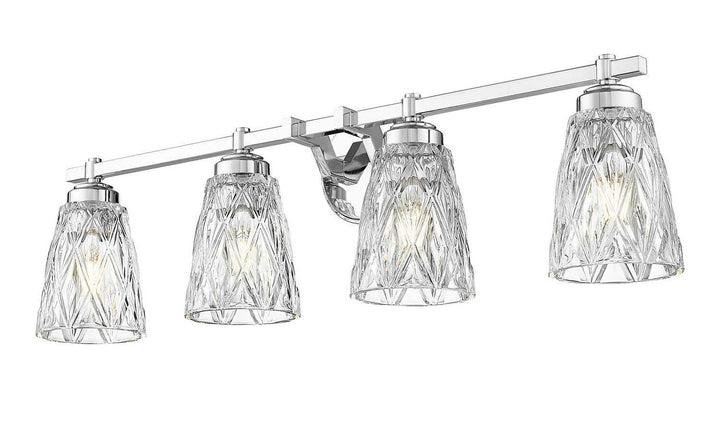 Z-Lite Canada - 1960-4V-CH - Four Light Vanity - Andree - Chrome