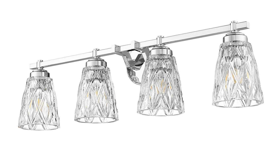 Z-Lite Canada - 1960-4V-CH - Four Light Vanity - Andree - Chrome