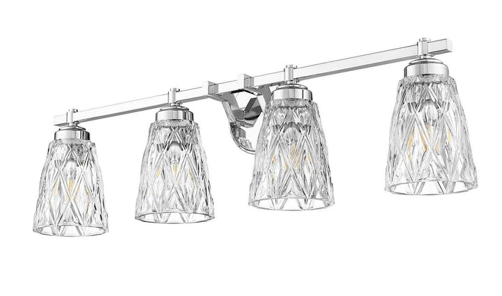 Z-Lite Canada - 1960-4V-CH - Four Light Vanity - Andree - Chrome
