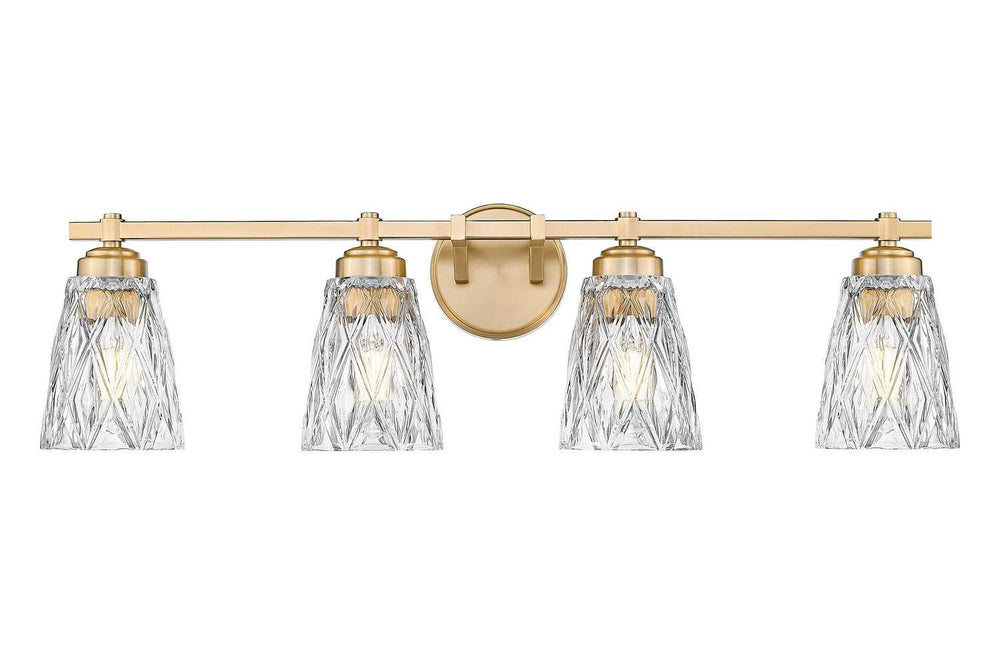 Z-Lite Canada - 1960-4V-MGLD - Four Light Vanity - Andree - Modern Gold