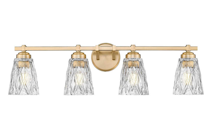 Z-Lite Canada - 1960-4V-MGLD - Four Light Vanity - Andree - Modern Gold