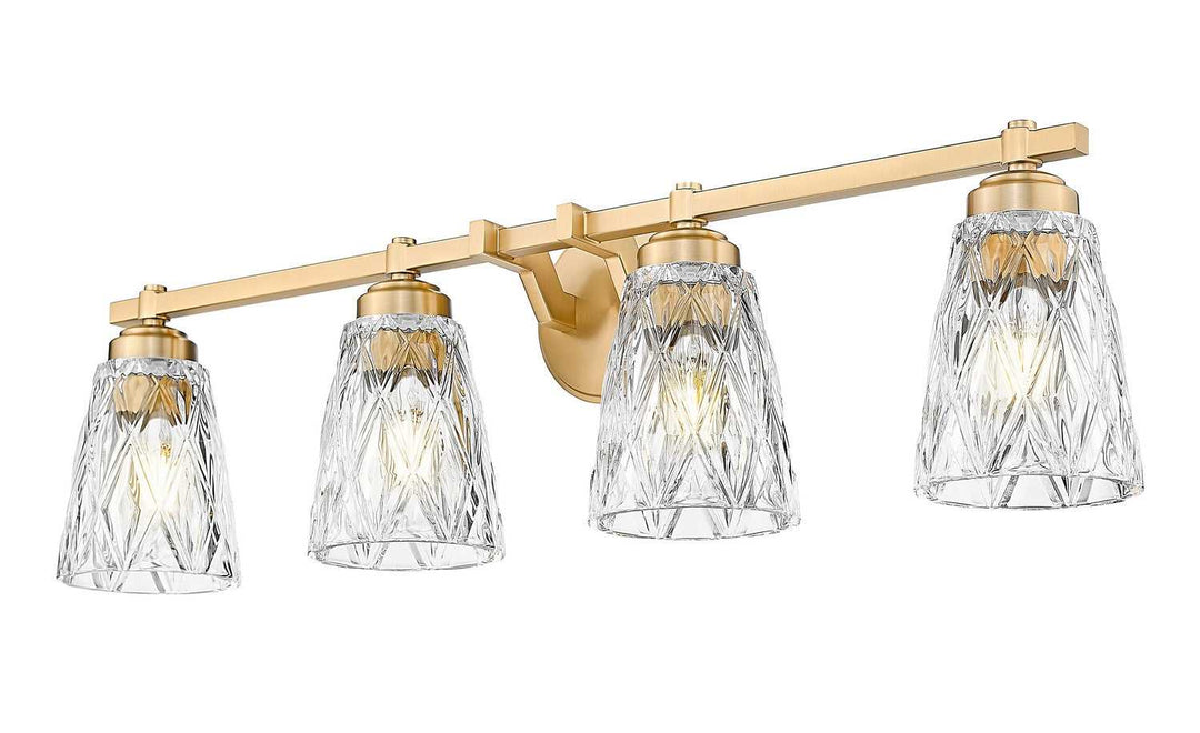 Z-Lite Canada - 1960-4V-MGLD - Four Light Vanity - Andree - Modern Gold