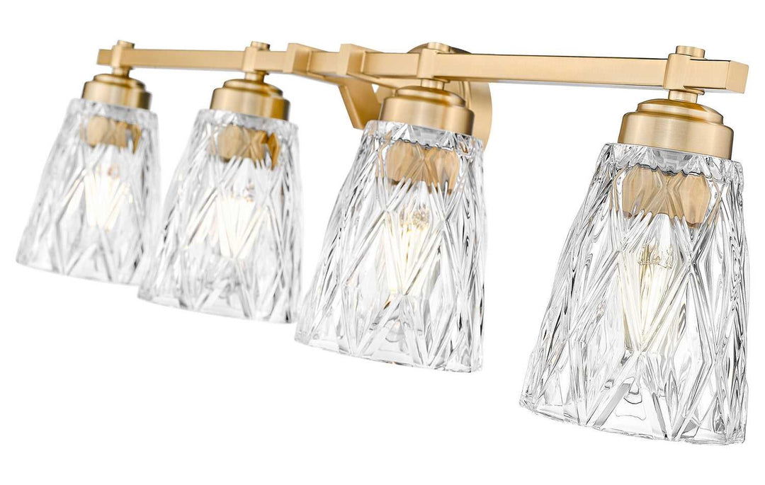 Z-Lite Canada - 1960-4V-MGLD - Four Light Vanity - Andree - Modern Gold