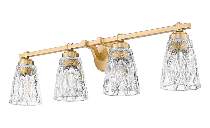 Z-Lite Canada - 1960-4V-MGLD - Four Light Vanity - Andree - Modern Gold
