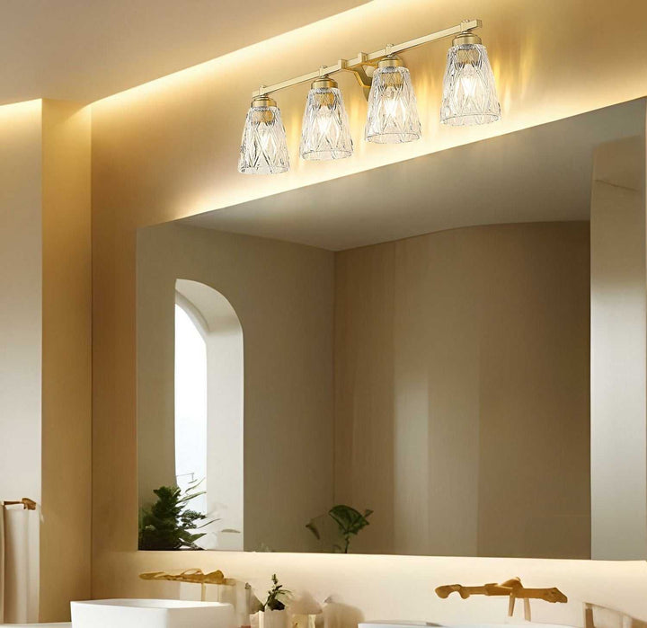 Z-Lite Canada - 1960-4V-MGLD - Four Light Vanity - Andree - Modern Gold
