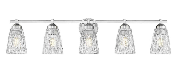 Z-Lite Canada - 1960-5V-BN - Five Light Vanity - Andree - Brushed Nickel
