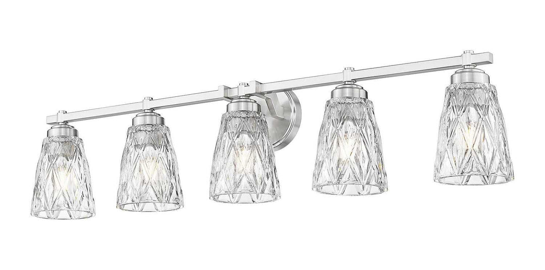 Z-Lite Canada - 1960-5V-BN - Five Light Vanity - Andree - Brushed Nickel