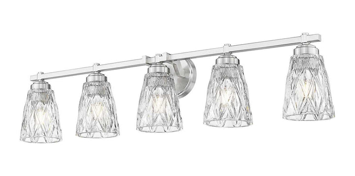Z-Lite Canada - 1960-5V-BN - Five Light Vanity - Andree - Brushed Nickel