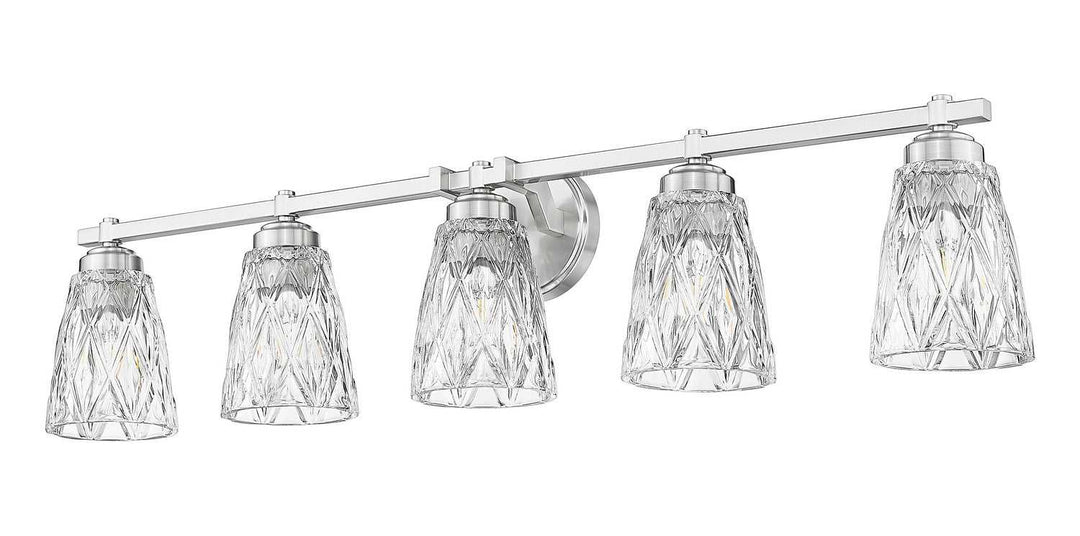 Z-Lite Canada - 1960-5V-BN - Five Light Vanity - Andree - Brushed Nickel