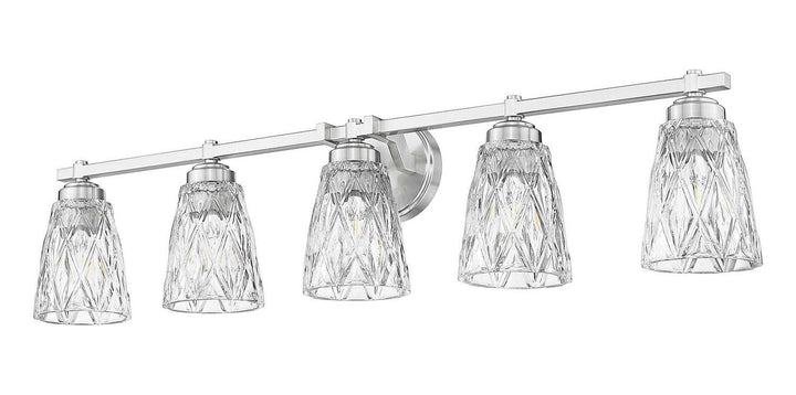 Z-Lite Canada - 1960-5V-BN - Five Light Vanity - Andree - Brushed Nickel