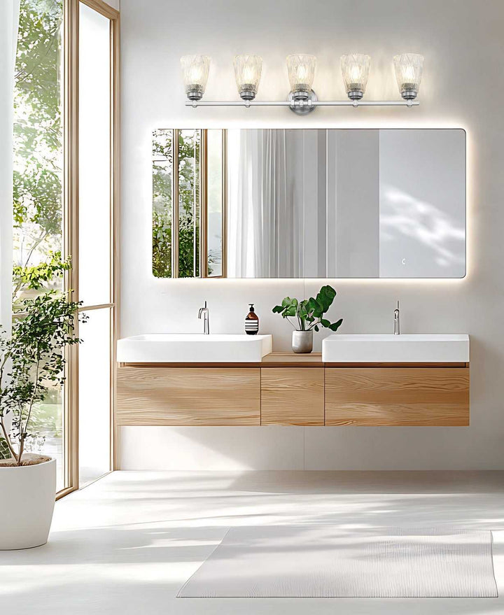 Z-Lite Canada - 1960-5V-BN - Five Light Vanity - Andree - Brushed Nickel