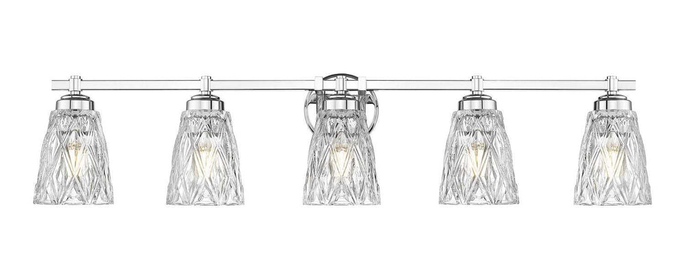 Z-Lite Canada - 1960-5V-CH - Five Light Vanity - Andree - Chrome