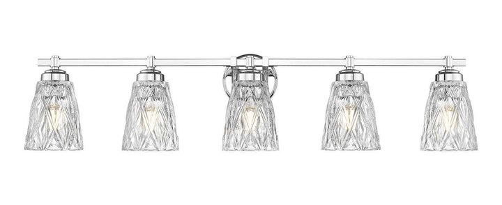 Z-Lite Canada - 1960-5V-CH - Five Light Vanity - Andree - Chrome