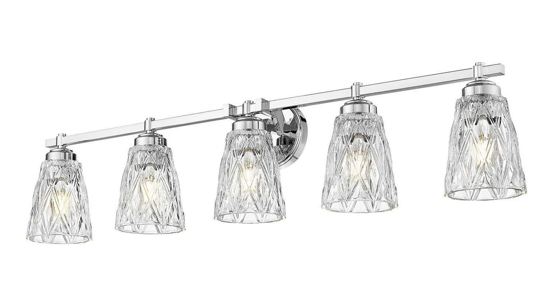Z-Lite Canada - 1960-5V-CH - Five Light Vanity - Andree - Chrome