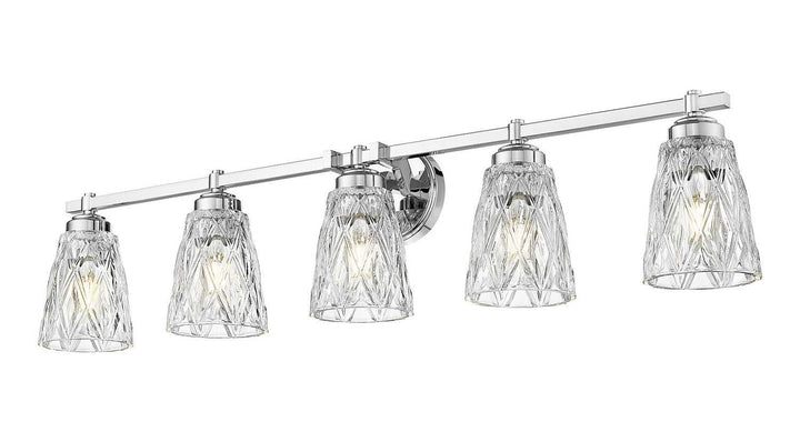 Z-Lite Canada - 1960-5V-CH - Five Light Vanity - Andree - Chrome