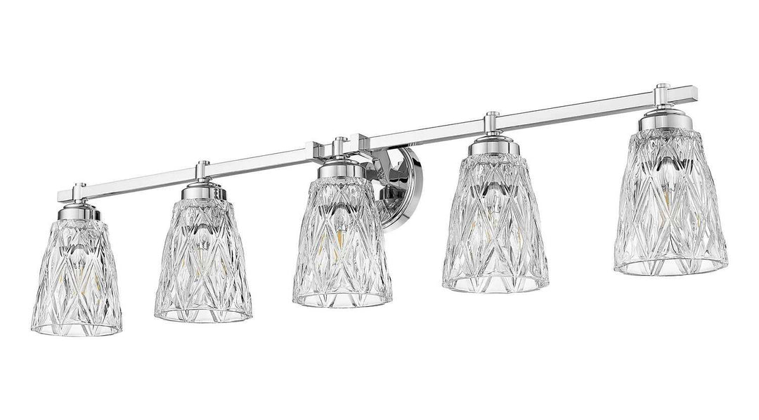Z-Lite Canada - 1960-5V-CH - Five Light Vanity - Andree - Chrome