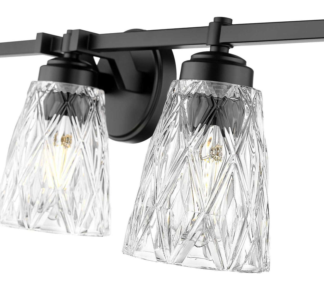 Z-Lite Canada - 1960-5V-MB - Five Light Vanity - Andree - Matte Black