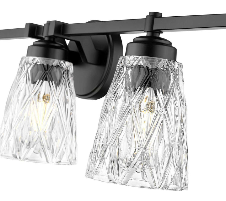 Z-Lite Canada - 1960-5V-MB - Five Light Vanity - Andree - Matte Black