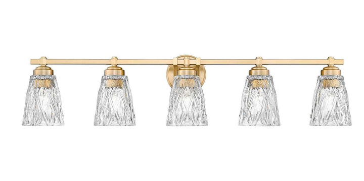 Z-Lite Canada - 1960-5V-MGLD - Five Light Vanity - Andree - Modern Gold